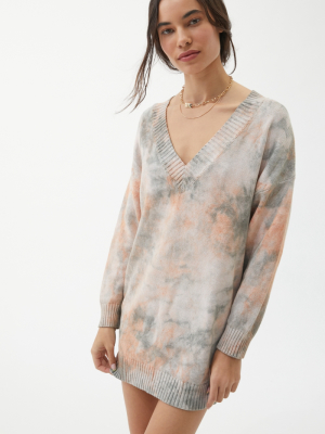 Uo Norah Tie-dye Sweater Dress