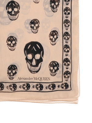 Alexander Mcqueen Skull Scarf