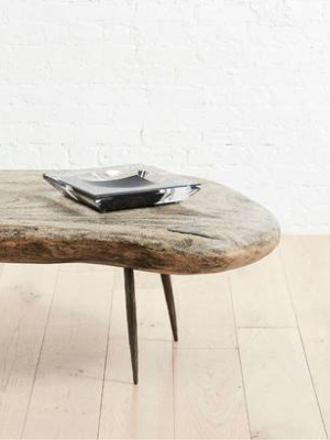 The Portland Coffee Table With Iron Legs