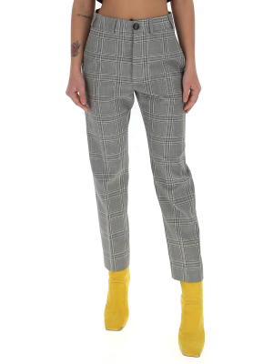 Vivienne Westwood Checkered Print Tailored Pants