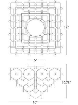 Vienna Semi-flush Mount In Various Finishes