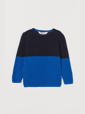 Ribbed Cotton Sweater