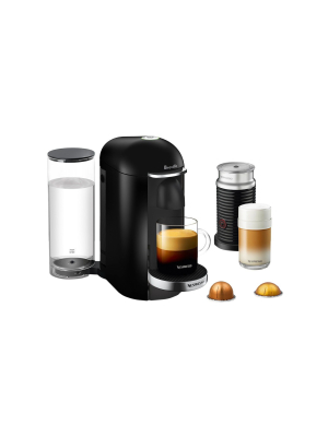 Nespresso Vertuoplus Black Deluxe Bundle By Breville