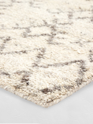 The Moroccan Bungalow Hand Knotted Wool Rug