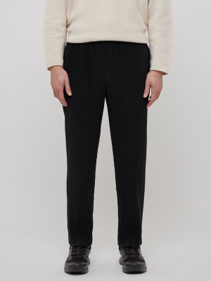 Basic Jf150 Pleated Trouser In Black