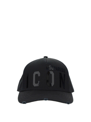 Dsquared2 Icon Logo Printed Distressed Cap