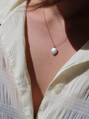 Freshwater Pearl Medallion | Small
