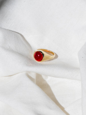 Primary Ring - Red Obsidian