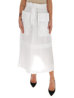 See By Chloé Side Pocket Midi Skirt