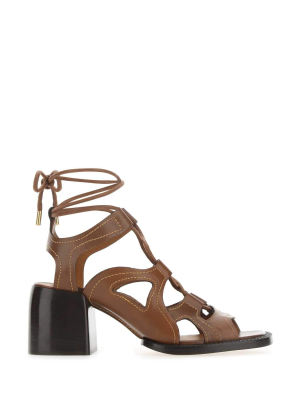 Chloé Gaile Lace-up Sandals