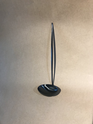 Moon Soup Ladle - Brushed Black