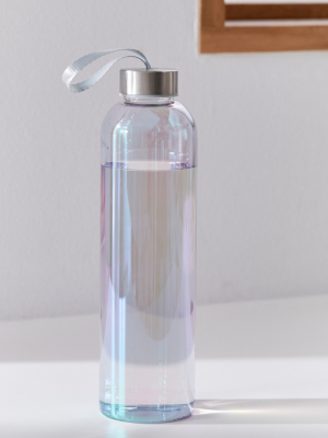 Printed Glass Water Bottle