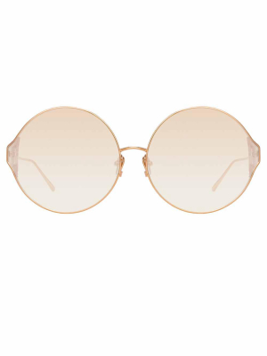 Linda Farrow Carousel C8 Round Sunglasses