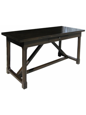 Noir Sutton Dark Brown Desk