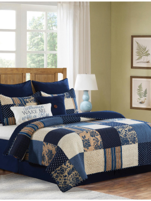 C&f Home Julia King Quilt Set