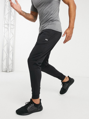 Asos 4505 Icon Training Skinny Sweatpants With Quick Dry In Black