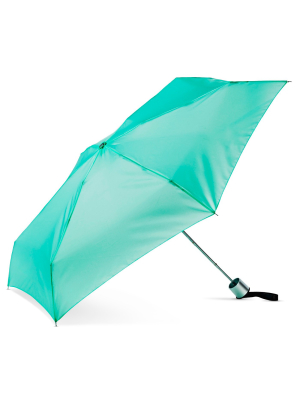 Shedrain Manual Compact Umbrella - Mint Green