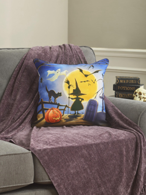 Lakeside Interchangeable Seasonal Pillow Covers For Halloween, Winter - Four With Pillow