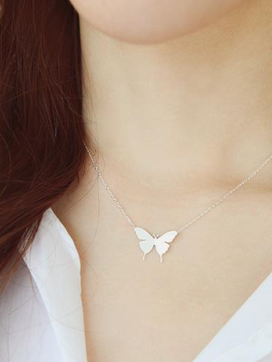 Autumn Butterfly Necklace