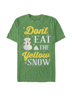 Men's Elf Don't Eat Yellow Snow T-shirt