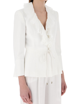 Alberta Ferretti Tie Fastening Blazer