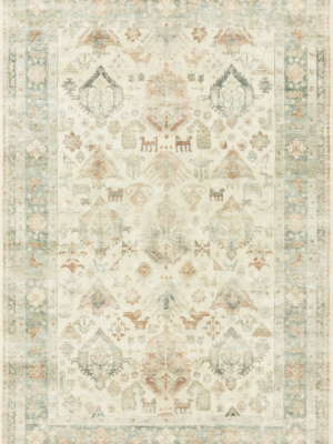 Rosette Rug In Beige / Multi By Loloi Ii