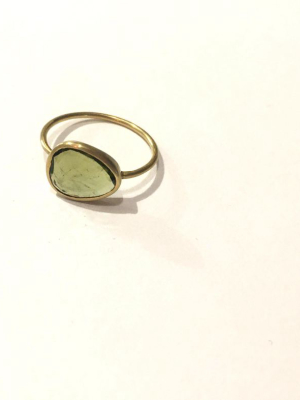 18kt Gold Tourmaline Ring