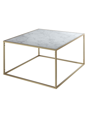 Johar Furniture Gold Coast Faux Marble Coffee Table