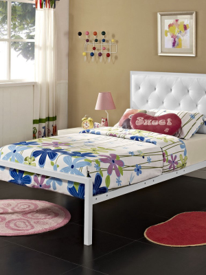 Miami Twin Vinyl Bed Frame