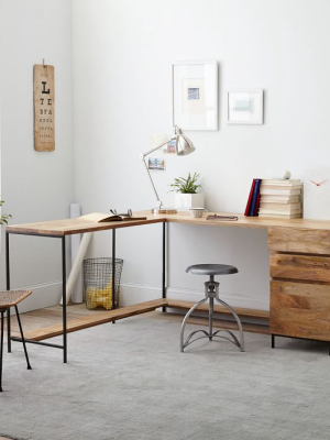 Industrial Modular Desk Set