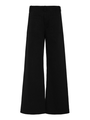 Megan Cotton Corduroy Wide-leg Pants