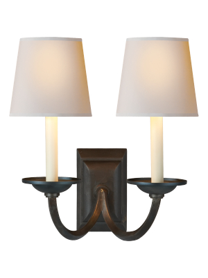 Flemish Double Sconce In Various Colors