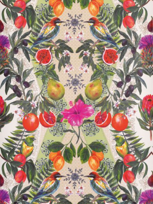 Talavera Wallpaper In Multi-color From The Deya Collection By Matthew Williamson