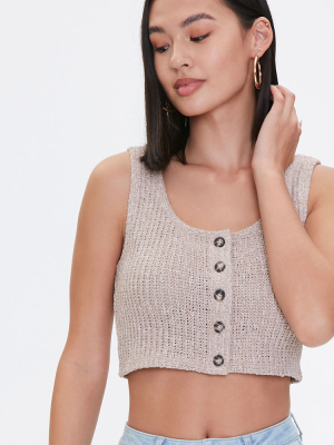 Sweater-knit Tank Top