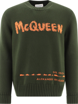 Alexander Mcqueen Logo Knit Jumper