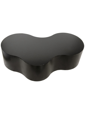 Noir Island Black Metal Coffee Table