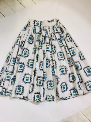 Vintage 50’s Rose Motif Skirt