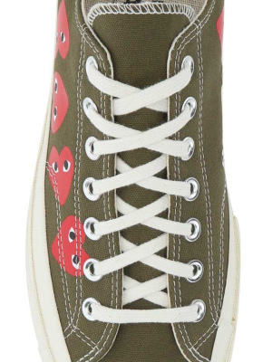 Comme Des Garçons Play X Converse Chuck Taylor Heart 1970s Sneakers