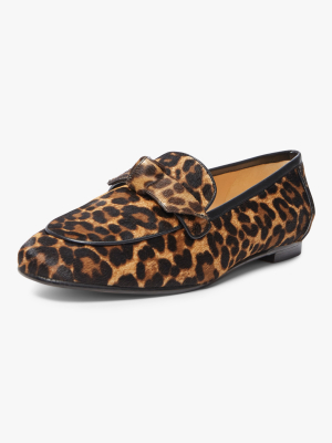 Becky Cheetah-print Fur Loafers