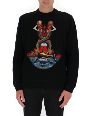 Burberry Mermaid Print Sweatshirt