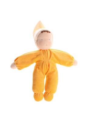 Grimm's Waldorf Yellow Plush Doll · White