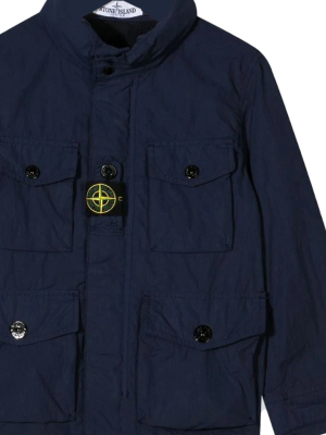 Stone Island Junior Logo Badge Field Jacket