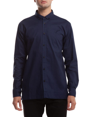 Index L/s Button Up - Navy