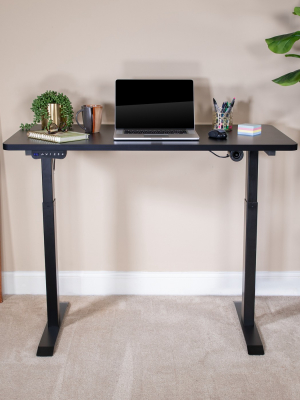 Flash Furniture Electric Height Adjustable Standing Desk - Table Top 48" Wide - 24" Deep