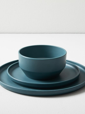 Modern Melamine Dinnerware - Silver Pine