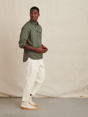 Popover Shirt In Cotton Twill