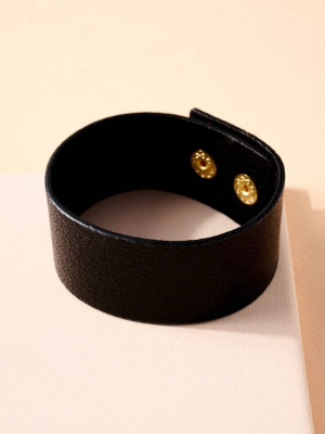 Solid Genuine Leather Bracelet