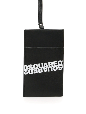 Dsquared2 Logo Printed Strapped Cardholder