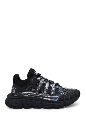 Versace Trigreca Low-top Panelled Sneakers