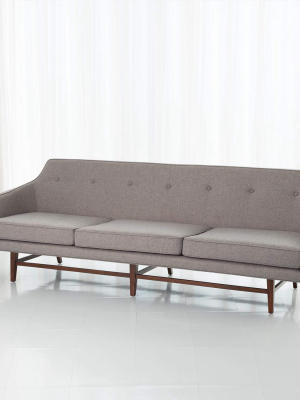 Global Views Edward Sofa Candid Gibraltar - Gray